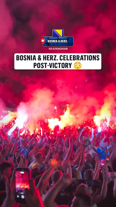 This is how Bosnia and Herzegovina are celebrating their qualification to the knockout stage