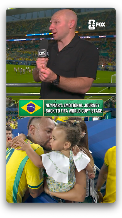 Neymar returns to the pitch at the FIFA World Cup – and what a journey it's been. 🇧🇷