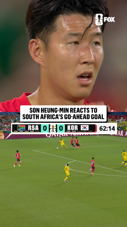 Son Heung-min couldn't believe this South Africa goal