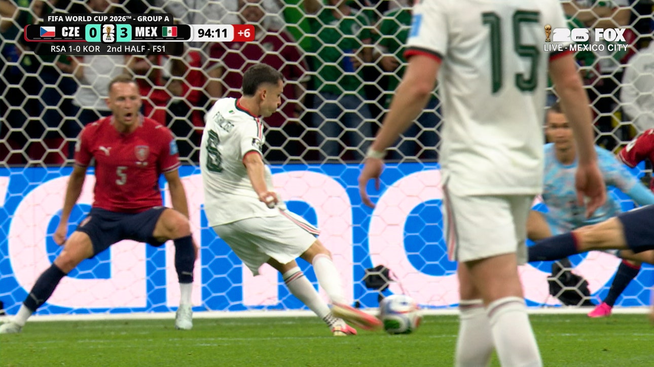 Álvaro Fidalgo scores goal in stoppage time to seal Mexico's win over Czechia | 2026 FIFA World Cup™