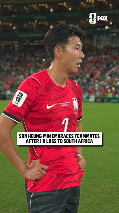 Sonny left speechless after South Korea's 1-0 loss to South Africa