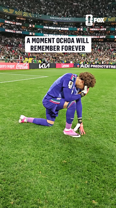 A beautiful moment for Ochoa and Mexico 🇲🇽