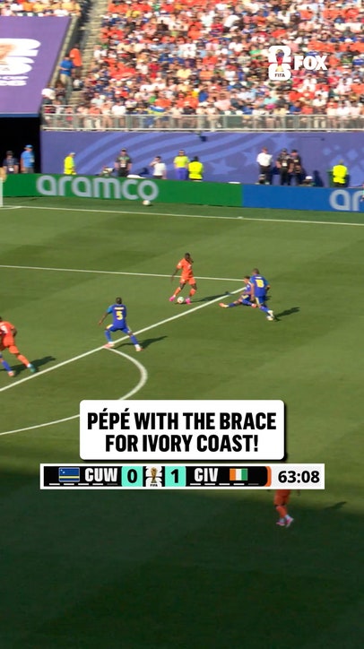IVORY COAST MAKES IT TWO 🇨🇮 It's Nicolas Pépé again for the brace!