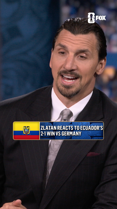 🇪🇨 @zlatan gives his thoughts on Ecuador defeating Germany and advancing to the Round of 32