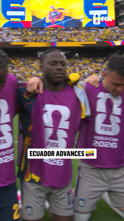 What a moment for Ecuador as it advances to the knockout stage as one of the best third-place teams 🇪🇨