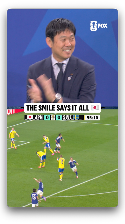 Nothing but smiles for Japan after this goal 🇯🇵