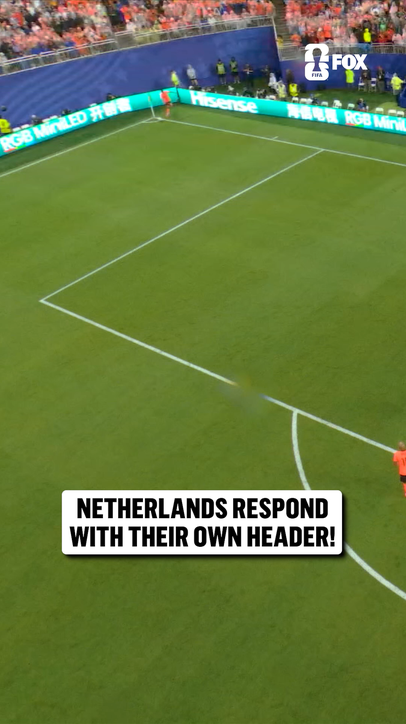 Netherlands restores its two-goal lead off the corner 🇳🇱