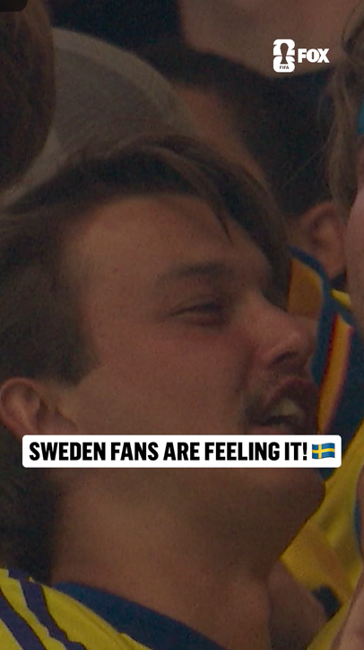 Sweden fans are having A TIME 🇸🇪