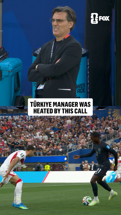 Vincenzo Montella DID NOT like this call 👀