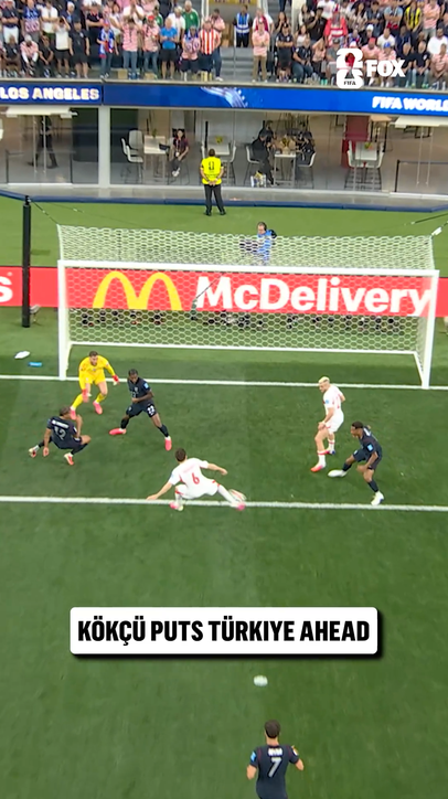 Another look at the goal from Kökçü to take the lead over the US in Los Angeles 🇹🇷