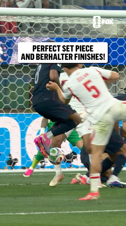 Berhalter on the half volley to get Los Angeles ROCKING