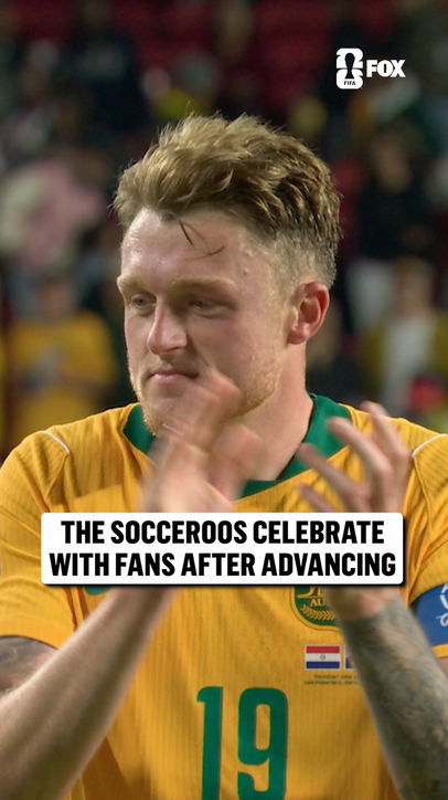 The Socceroos are HYPED and headed to the knockout rounds 🇦🇺