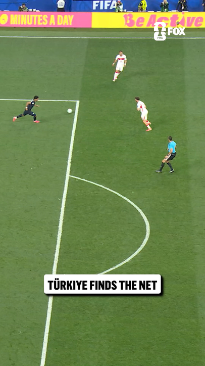A look at Türkiye's goal in the final seconds to win it 🇹🇷