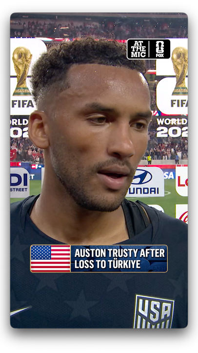 Auston Trusty spoke with @JennyTaft postgame about scoring his first-ever FIFA World Cup goal and his feelings after the @USMNT conceded a late game-winning goal