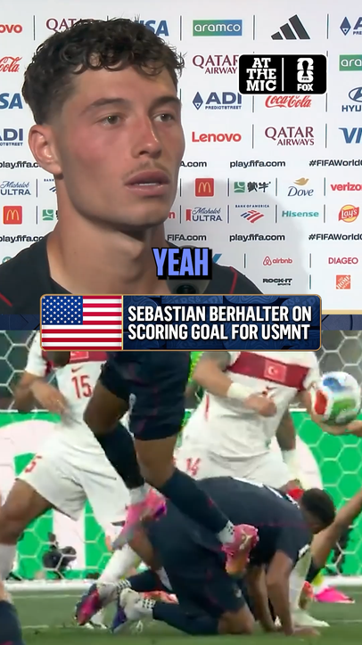 Sebastian Berhalter revisits scoring his first ever FIFA World Cup goal against Türkiye 🇺🇸
