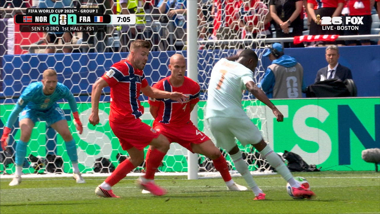 France's Ousmane Dembélé opens the scoring against Norway | 2026 FIFA World Cup™