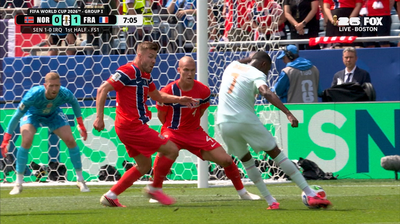 France's Ousmane Dembélé opens the scoring against Norway | 2026 FIFA World Cup™
