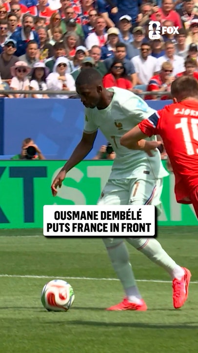 Ousmane Dembélé finds the net perfectly 🔥