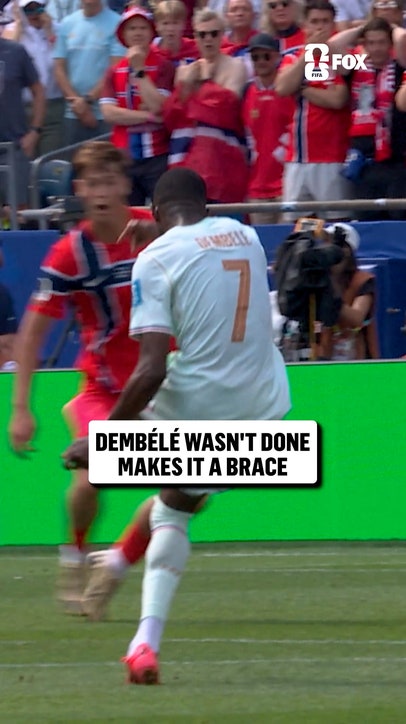 More angles of Dembélé's BEAUTIFUL curler into the back of the net 🇫🇷