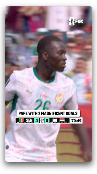 INVITATION TO SCORE AND THAT MAN ACCEPTED 🇸🇳 Pape Gueye bags his brace!