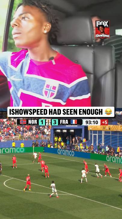 @Ishowspeedsui was already out the door when France scored its fourth goal...