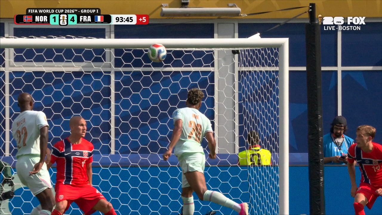 Désiré Doué heads home cross to seal France's win over Norway | 2026 FIFA World Cup™