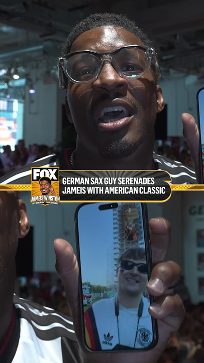Only Jameis could end up with an exclusive concert from the viral German saxophone guy 🎷