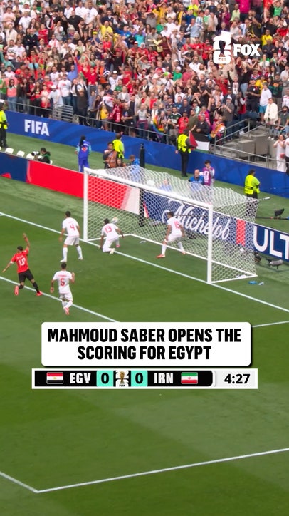 Mahmoud Saber opens up the scoring for Egypt 🇪🇬