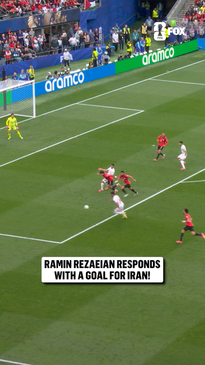 Ramin Rezaeian with a beautiful near post finish 🇮🇷