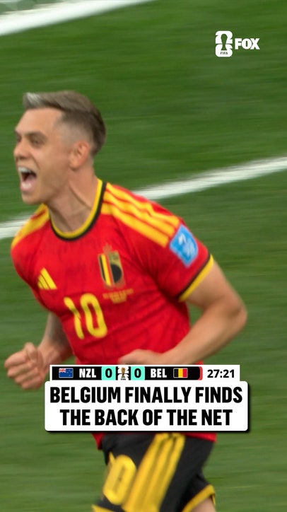 BELGIUM TAKES THE LEAD Leandro Trossard is in the scoresheet!