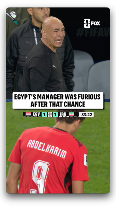 Hossam Hassan was not pleased with this attempt