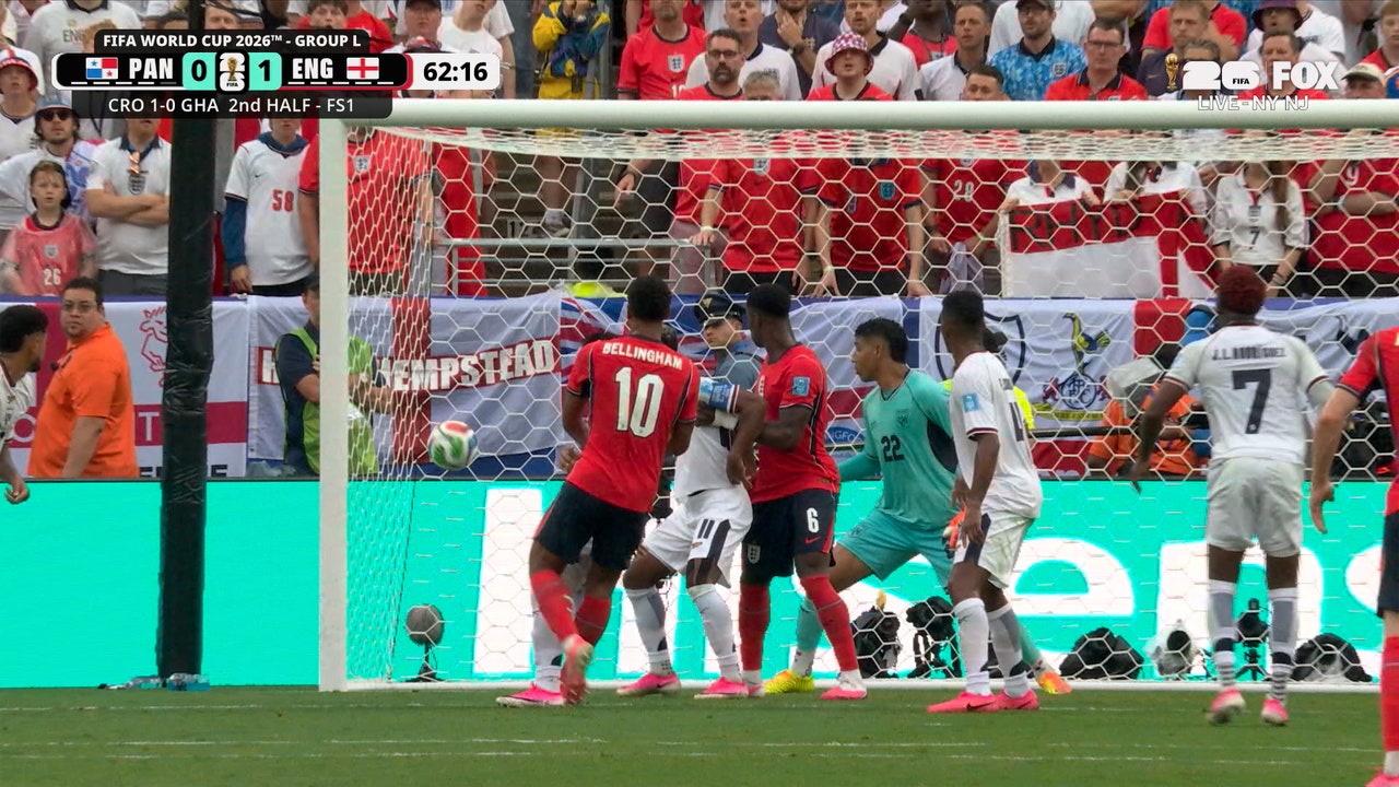 Jude Bellingham scores off corner to give England lead over Panama | 2026 FIFA World Cup™