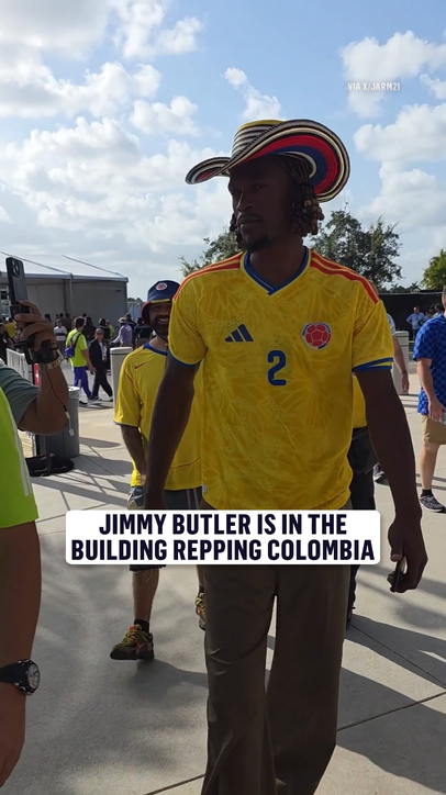 @NBA star @jimmybutler is in Miami to catch Colombia vs Portugal at the FIFA World Cup