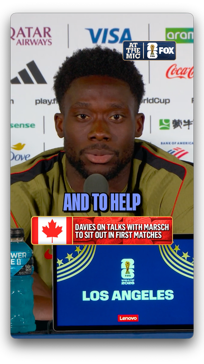 Alphonso Davies opens up about his talks with Jesse Marsch as he pushed to play in Canada's first three FIFA World Cup matches