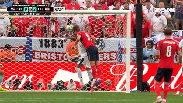 Harry Kane becomes England's all-time FIFA World Cup™ goalscorer with header vs. Panama | 2026 FIFA World Cup™