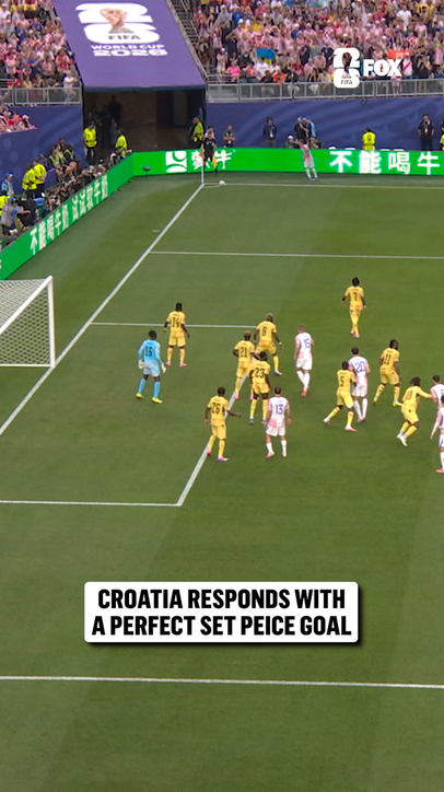 A beautiful header from Nikola Vlašić to put Croatia back in front 🇭🇷