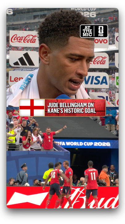 @judebellingham speaks on being part of history after assisting @harrykane's record-breaking goal 🏴󠁧󠁢󠁥󠁮󠁧󠁿