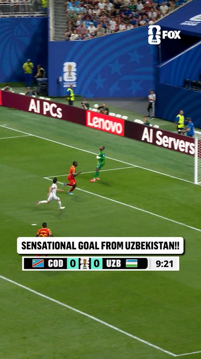 Eldor Shomurodov finds the back of the net for Uzbekistan 🇺🇿