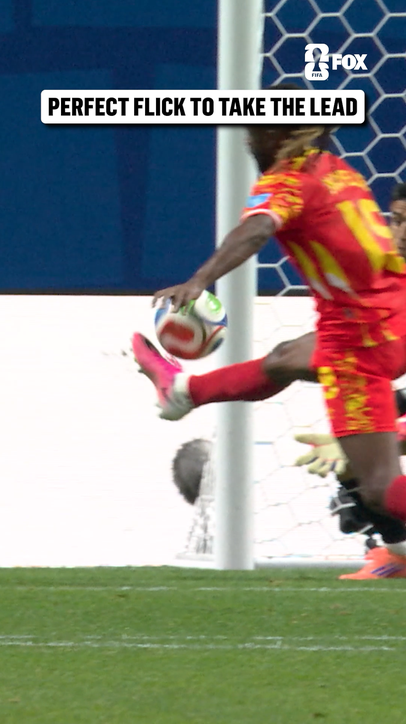 Fiston Mayele with a beautiful flick into the back of the net for DR Congo 🇨🇩
