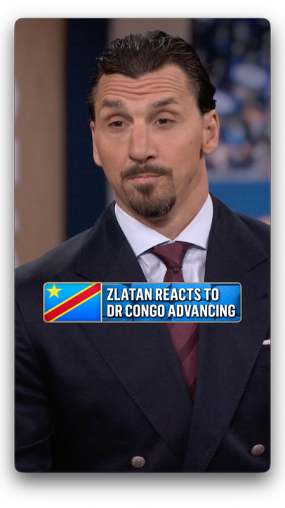 @Zlatan reacts to DR Congo's first-ever Knockout Stage appearance at the FIFA World Cup 🇨🇩