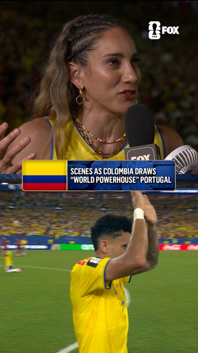 Look at what it means to Melissa Ortiz and Colombia as they win their group 💛