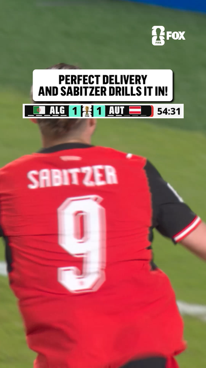 Marcel Sabitzer picks out the back of the net beautifully