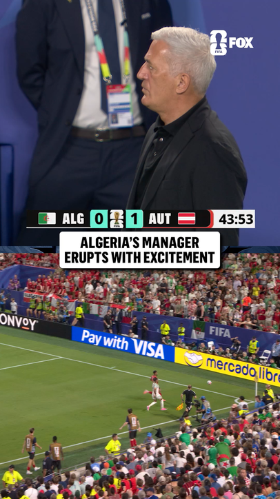 Vladimir Petković was HYPED after the equalizer 🇩🇿