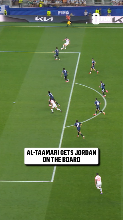 What a moment for Musa Al-Taamari against Argentina 🇯🇴