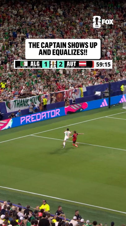 Captain Riyad Mahrez finds the equalizer!