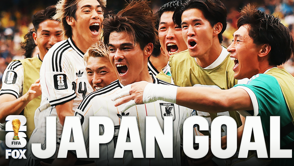 Japan's Kaishū Sano scores screamer from outside the box, taking lead vs Brazil