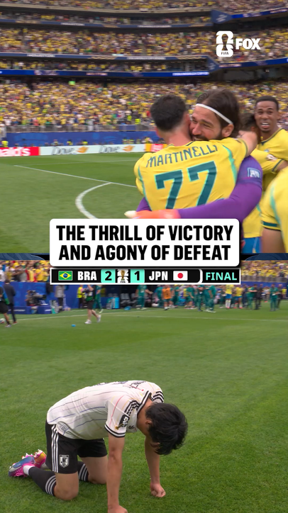 One of the best matches of the tournament between Brazil and Japan