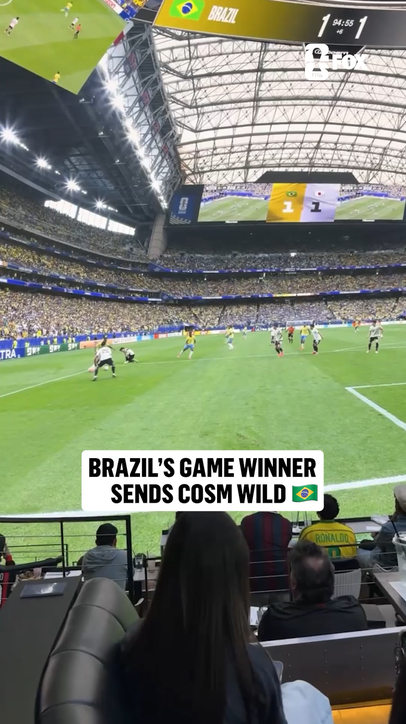 A look at Brazil's game-winner from COSM 🔥🇧🇷