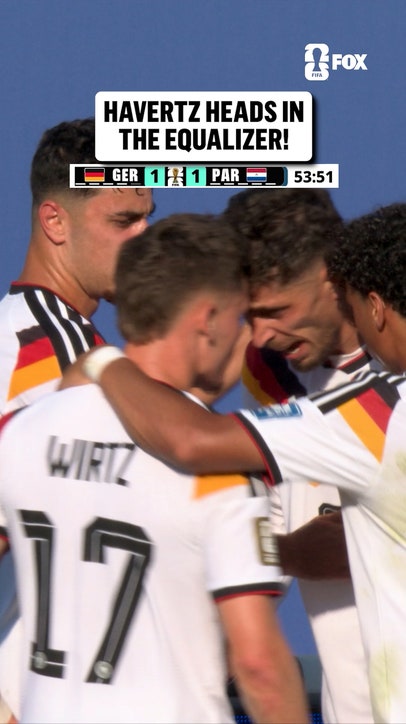 Kai Havertz scores the equalizer! 🇩🇪