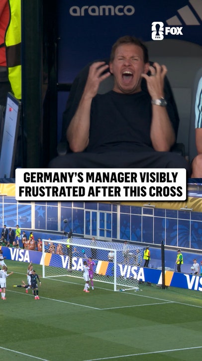 Julian Nagelsmann didn't approve of this chance from Germany 😳